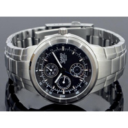 CASIO 時(shí)尚潮流男士商務(wù)真皮防水石英男表 BEM-506 EFR-517 EF-305D-1A 小藍(lán)針40mm星期 日期