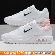 耐克（NIKE）男鞋 25夏季新款A(yù)IR緩震氣墊鞋舒適耐磨休閑鞋輕便透氣跑步鞋子男 MAX氣墊/純白色【曬圖-10】 40 碼（內(nèi)長(zhǎng)250mm）