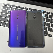 OPPO手機適配reno玻璃后蓋reno2/2z電池蓋reno十倍變焦版后殼拆機 Reno[星云紫] 帶背膠+散熱貼 標準