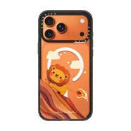 莫凡（Mofi）anzhiyuan現貨CASETIFY小獅子適用蘋(píng)果iPhone16/17 pro max卡通磁吸手機殼 透明-黑色Magsafe磁吸款/現貨發(fā) iPhone12