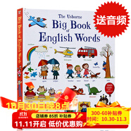 英語單詞大書 1000個單詞 The Usborne Big Book of English Words 低幼兒童少兒英文原版進口英英語字典詞典全彩圖解詞匯工具書紙板