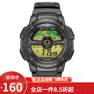 卡西歐（CASIO） 卡西歐(CASIO)小方塊數(shù)顯電子表狂飆安欣同款男防水學(xué)生運(yùn)動(dòng)手表 AE-1100W-1B