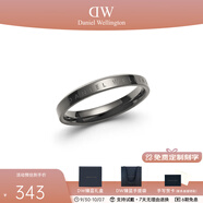丹尼爾惠靈頓（DanielWellington） dw戒指男 太空灰經(jīng)典素圈指環(huán)情侶對戒 生日禮物送男友 62碼 DW00400377