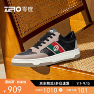 零度zero男鞋舒適時(shí)尚百搭休閑運動(dòng)鞋戶(hù)外潮流板鞋小白鞋男 黑棕 40