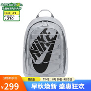 耐克（NIKE）男女雙肩包背包 大容量旅行包電腦書(shū)包休閑包DV1296-012 灰色