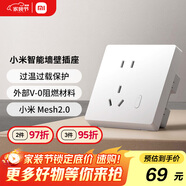 小米智能墻壁插座 智能開(kāi)關(guān)插座語(yǔ)音控制 電量統(tǒng)計(jì)手機(jī)遠(yuǎn)程控制
