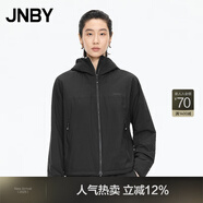 JNBY【商場(chǎng)同款】25秋新品棉衣H型連帽長(zhǎng)袖5P9B10390 001/本黑 L