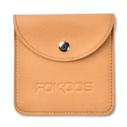 FOKOOS 耳機(jī)包 手機(jī)數(shù)據(jù)線零錢(qián)硬幣小東西收納包u盤(pán)保護(hù)套數(shù)據(jù)線u盾sd內(nèi)存卡充電器轉(zhuǎn)接線保護(hù)袋 棕色