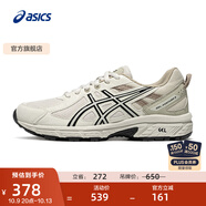 亞瑟士ASICS跑步鞋女鞋減震耐磨運動鞋 GEL-VENTURE 6 透氣越野跑鞋 灰色/黑色 39