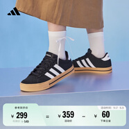 adidas DAILY 4.0復(fù)古百搭休閑帆布鞋男女阿迪達(dá)斯官方輕運(yùn)動(dòng) 黑色/白色/樹(shù)脂黃（JI4354）   42