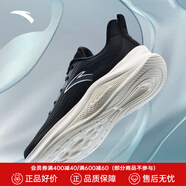 安踏（ANTA）運(yùn)動鞋男鞋秋季輕質(zhì)透氣跑步鞋緩震慢跑鞋子男 黑/城堡灰-2 39 (245mm)