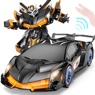 JJR/C變形車(chē)遙控汽車(chē)機器人男孩兒童玩具rc遙控車(chē)碰碰車(chē)賽車(chē)生日禮物