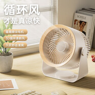 艾芭莎桌面小風(fēng)扇家用【空氣循環(huán)扇】學(xué)生宿舍臺面小風(fēng)扇辦公室桌面小風(fēng)扇長(cháng)續航靜音迷你壁掛兩用電風(fēng)扇 【白色插電版】超長(cháng)續航 | 可掛可立 |靜音循環(huán)風(fēng)