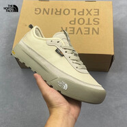 北面（The North Face）UE男女Clyffe低幫戶(hù)外機能休閑鞋抓地24TheNorthFace8AD7 米白色 39  板鞋