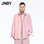 江南布衣（JNBY）【商場(chǎng)同款】25秋新品牛仔拼色夾克外套襯衫領(lǐng)巴恩風(fēng)5P9613860