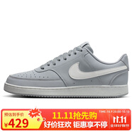 耐克NIKE男子休閑鞋 COURT VISION LOW 運動鞋HV8139-002灰白 45
