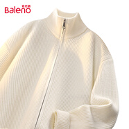 班尼路（Baleno）男士針織衫秋冬季加厚休閑保暖雙頭拉鏈毛衣男外套寬松線衣打底衫