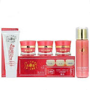 白里透紅三合一配奶爽膚水芮微五件套美白祛斑霜化妝品 芮薇白里透紅三合一配奶+爽膚水