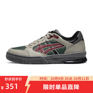 亞瑟士ASICS運動休閑鞋男鞋女鞋復(fù)古板鞋舒適籃球鞋 GEL-SPOTLYTE LOW 綠色/灰綠色/紅色 39.5