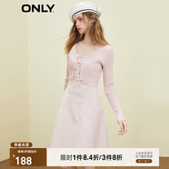 ONLY時(shí)尚氣質(zhì)A字收腰套裝開衫連衣裙女|123107044 C38 紫羅蘭色HUSHED VIOLET XS (155) 76A
