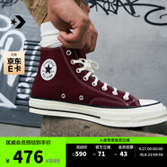 匡威（Converse）官方 1970S男女運(yùn)動帆布鞋美拉德酒紅色紫色A01448C A01448C 酒紅色 36