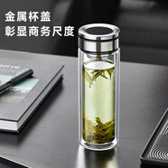 物生物（RELEA）水杯保溫杯塑料杯玻璃杯保溫壺 太空銀400ml