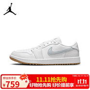 Jordan休閑鞋男子喬丹AJ1 JORDAN 1 緩震運(yùn)動(dòng)鞋DD9315-111白40.5