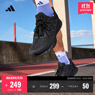 adidas DURAMO SL訓(xùn)練備賽網(wǎng)面體測跑鞋男女阿迪達斯官方 黑色   40
