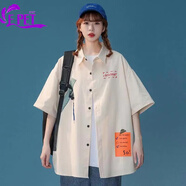 EPET工裝外套女春秋韓版休閑寬松BF2025秋季新款潮日常百搭森系風(fēng)衣學(xué) 米白色【學(xué)生款】 M 建議100-115斤