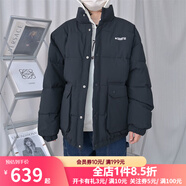 匡威（Converse）情侶冬季新款學(xué)院風(fēng)休閑棒球服棉服夾克潮流外套10025261-A03 UCJ110-023 S
