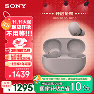 索尼（SONY）WF-1000XM5【政府補(bǔ)貼】真無線藍(lán)牙降噪耳機(jī) 新一代降噪豆 智能AI 藍(lán)牙5.3 玫瑰灰 雙11 購物推薦