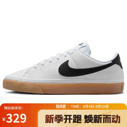 耐克NIKE板鞋女子減震COURT LEGACY運動(dòng)鞋DH3161-109白37.5