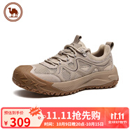 駱駝 戶外運(yùn)動(dòng)鞋透氣網(wǎng)面休閑抓地徒步鞋男 P15M379007 埃爾沙 42