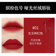 珂萊歐（CLIO）韓國(guó)小黑跟烈焰絲絨唇膏高級(jí)霧感絲絨啞光持久顯色01#女王磚紅色（啞光）