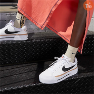 耐克（NIKE）官方 艦店女鞋25秋季增高運動鞋開拓者滑板鞋小白鞋休閑鞋 DM7590-100/建議拍大一碼 38