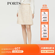 PORTS 寶姿秋冬新品女裝短裙ALM9S022NFQ078 粉色混色 XS (2)