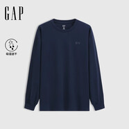 蓋璞男女裝2025秋季新款字母logo吸濕速干圓領(lǐng)寬松長(cháng)袖729034