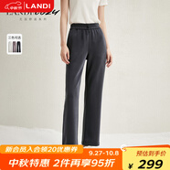 藍(lán)地cozy無壓舒適系列四面彈輕運(yùn)動直筒休閑褲女秋冬新品 隕石灰 S