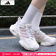 阿迪達(dá)斯 （adidas）女鞋 秋季新款運(yùn)動(dòng)鞋休閑時(shí)尚跑步鞋低幫透氣輕便耐磨鞋子女 少女粉/清風(fēng)透氣/曬圖退10 36