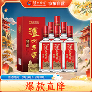 瀘州老窖 特曲 老字號(hào) 濃香型白酒 52度  375ml*6瓶 整箱裝 【送禮禮品】