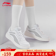 李寧運(yùn)動(dòng)板鞋女2025秋新款學(xué)生小白鞋休閑跑步低幫耐磨透氣百搭鞋子 【經(jīng)典休閑鞋】微晶灰 38