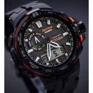 卡西歐（CASIO）登山系列太陽(yáng)能海拔氣壓運動(dòng)防水男表PRG-B50 PRW-3000 PRW-6000Y-1