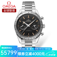 歐米茄（OMEGA）瑞士手表 超霸系列新款計(jì)時(shí)手動(dòng)機(jī)械表男表40.5mm 332.10.41.51.01.001鋼帶黑盤(pán)