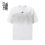江南e柜（JNEG）江南e柜短袖T恤2025秋季新款男士套頭半袖百搭時(shí)尚上衣536201146 白色 XL