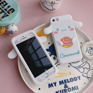 OTHER蘋(píng)果5s手機保護殼se矽膠全包7plus可愛(ài)卡通女iPhone8pl iPhone8 粉色兔【手機保護殼】