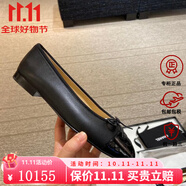 香奈兒（Chanel）女鞋平底鞋芭蕾舞鞋精致單鞋一腳蹬時尚潮流百搭禮物 黑色 34