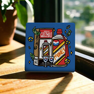 貴州文創(chuàng  )茅臺鎮醬香白酒冰箱貼仁懷旅游紀念品伴手禮陶瓷磁吸擺件 茅臺鎮醬香酒冰箱貼(陶瓷材質(zhì))