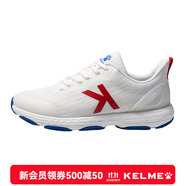 卡爾美（KELME）運(yùn)動鞋男青少年跑步鞋秋季減震百搭休閑鞋情侶款6891570 白色 42