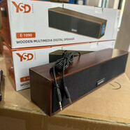 10 OR1090木制多媒體電腦揚聲器USB桌面筆記本電腦音頻新低音炮輕小聲音大師 1090_普通版不帶藍牙_棕色