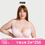 維多利亞的秘密 PINK 夏季圓盤(pán)胸內衣1690性感光面無(wú)痕舒適聚攏3/4罩杯外擴文胸 69IO淺粉色 11241748 75B （34B）